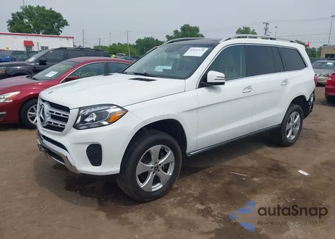 2018 Mercedes-Benz Gls 450 4Matic z USA, uszkodzony, nr VIN 4JGDF6EE2JB023644